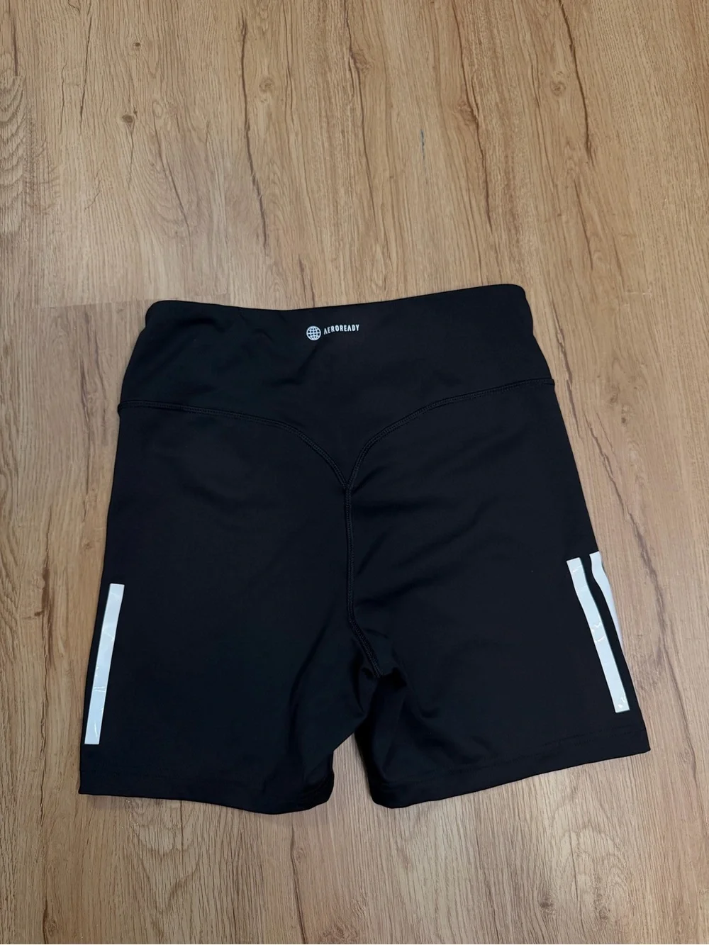adidas Black Shorts with White Stripes - Kids